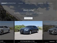 Tablet Screenshot of insightautomotive.com